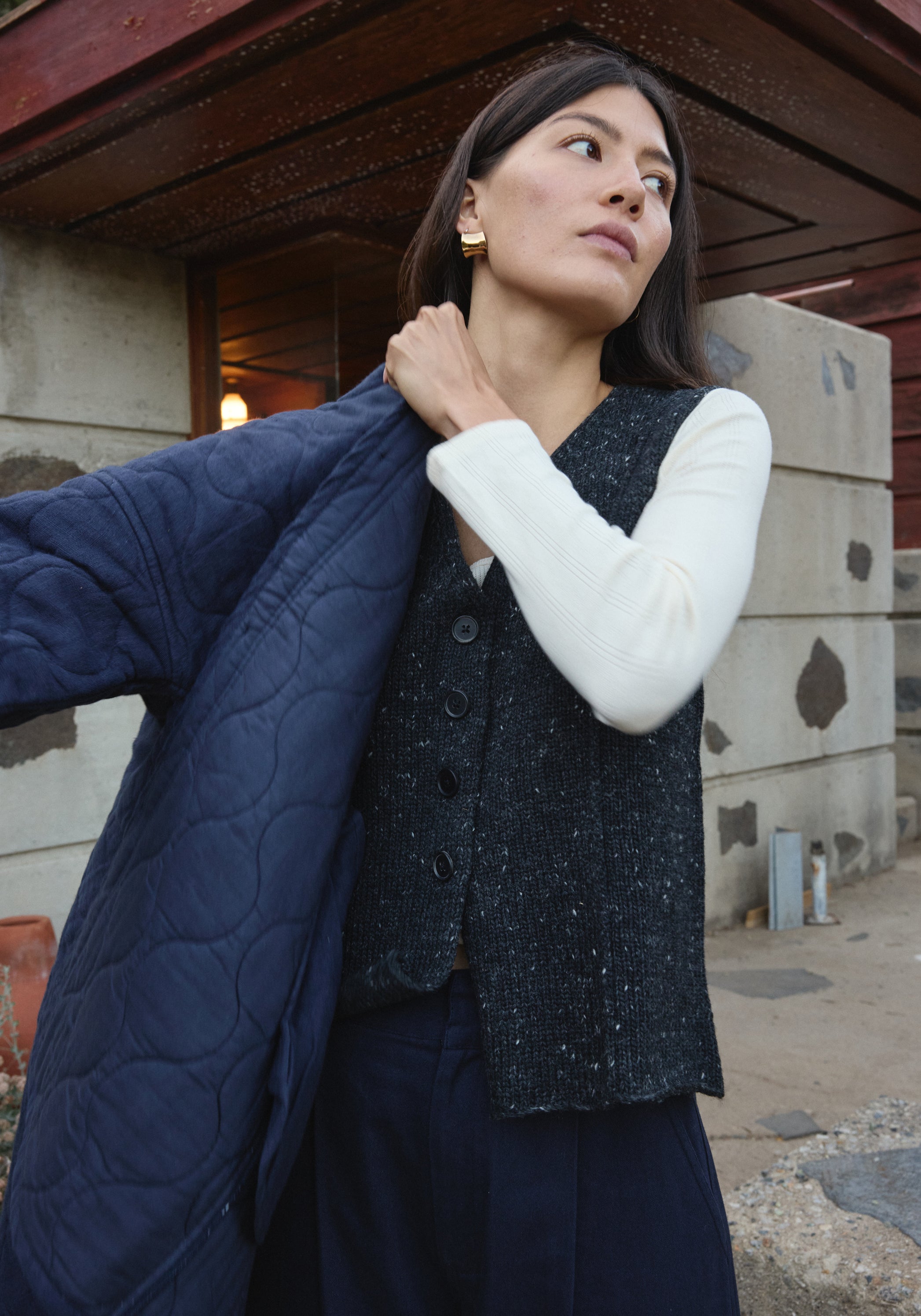 Built Rite Clothes Quilted Coat Navy – First Rite Clothing