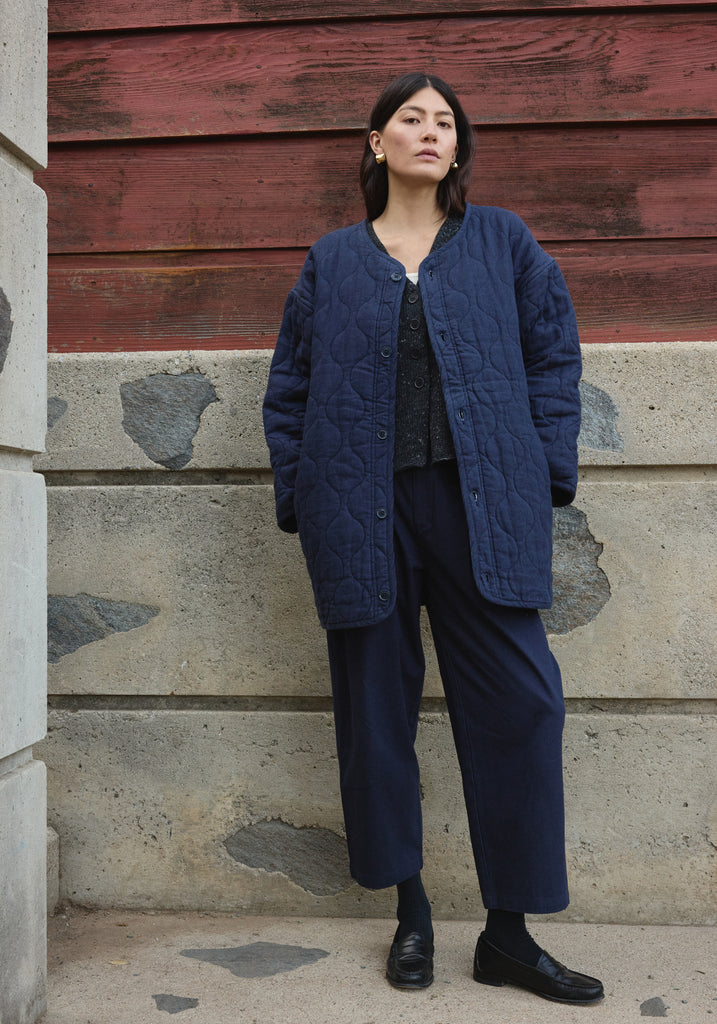 Built Rite Clothes Quilted Coat Navy – First Rite Clothing