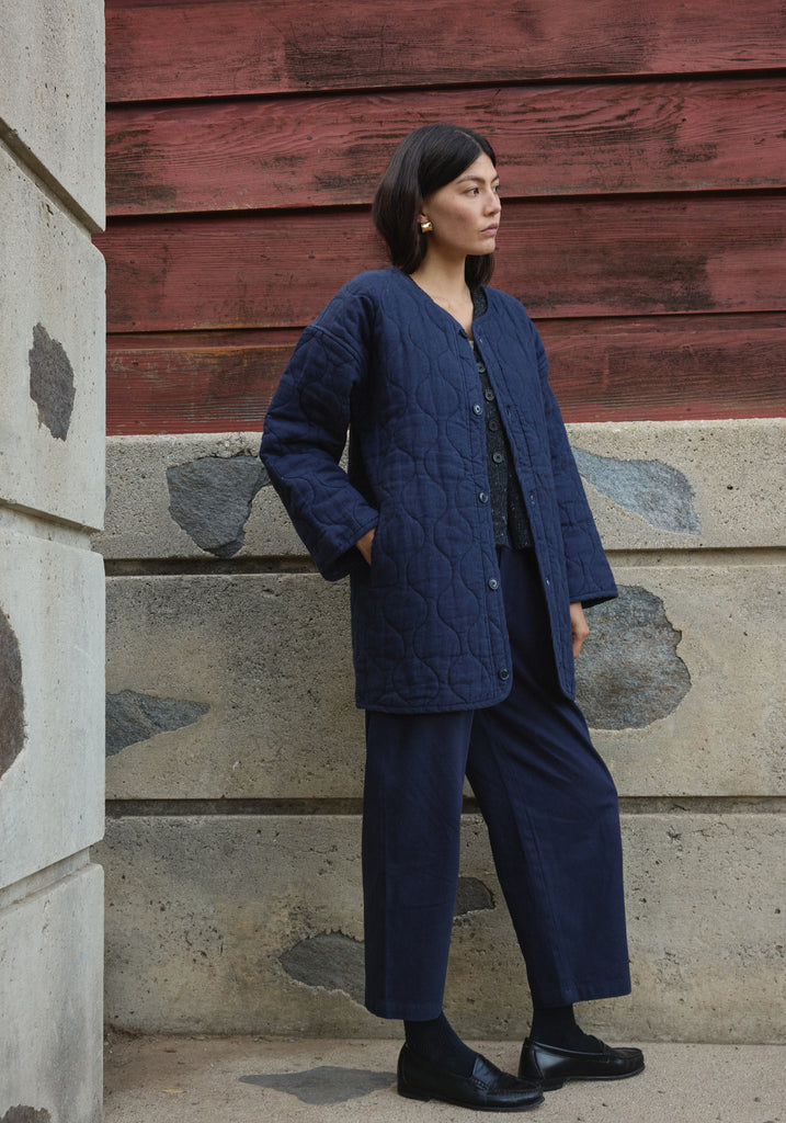 Built Rite Clothes Quilted Coat Navy – First Rite Clothing
