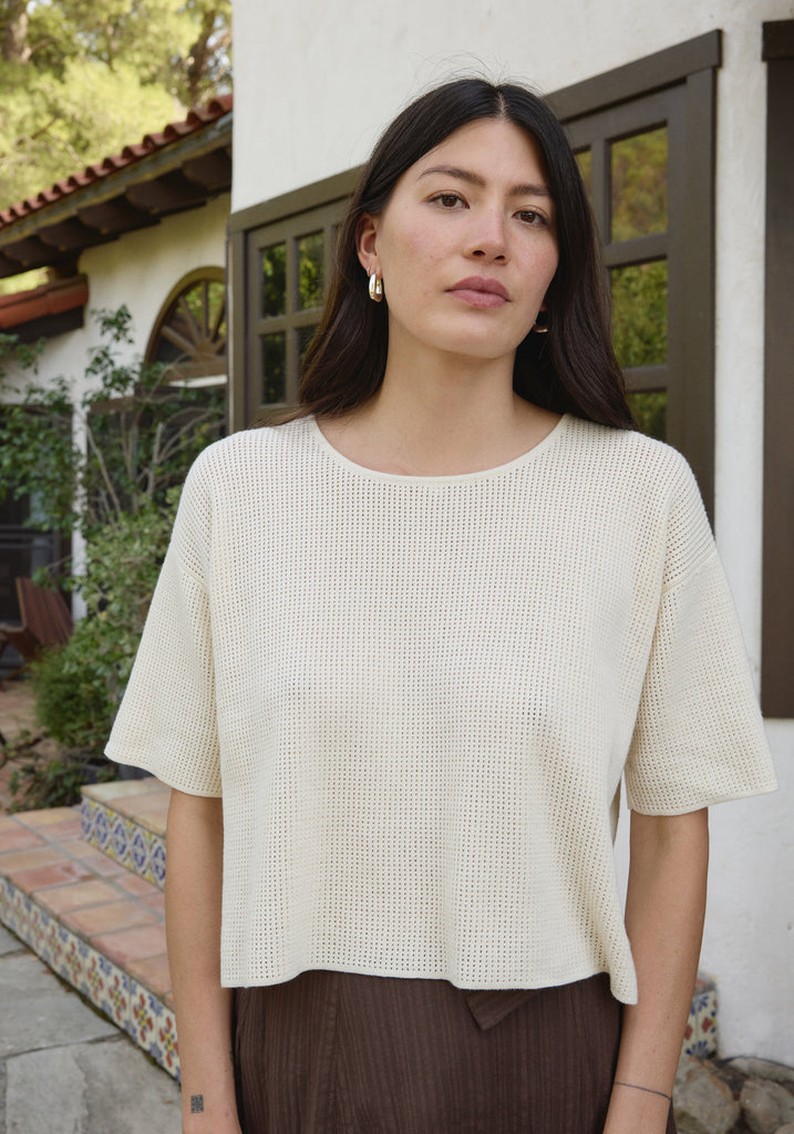 Built Rite Clothes Andie Tee Marine – First Rite Clothing