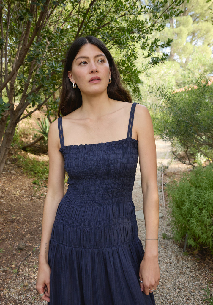 Built Rite Clothes Lucia Dress Navy – First Rite Clothing