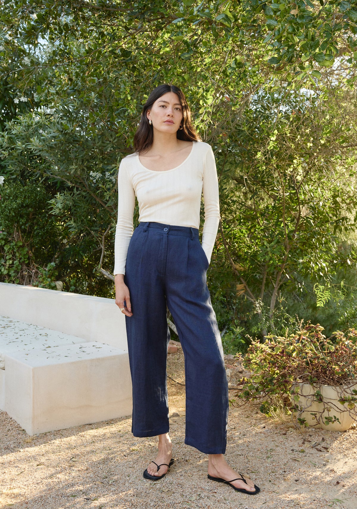 Luca Trouser Navy – First Rite Clothing